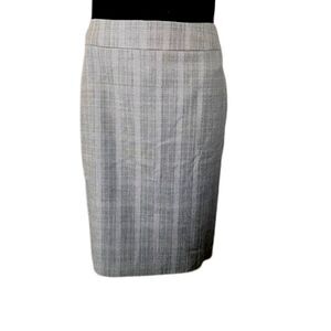 Wool Blend Pencil Skirt